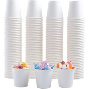Lamosi 300 Pack 3 oz Paper Cups for Bathroom, Disposable Small Mouthwash Cups, Espresso Cups, 3oz Mini Cups for Travel, Party, Picnics, Home, Applicable to Cup Dispenser