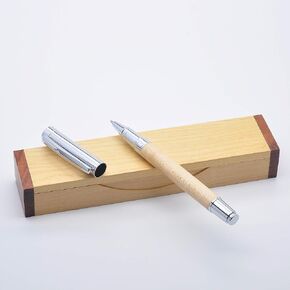 Nice Elegant Rosewood Rollerball Pen with Ruler/Book mark Set, Luxury Roller Ball Pen Gift for Woman, Man