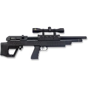 Commodore .25 PCP 3500 PSI AIR Rifle Combo,W/4 X 32