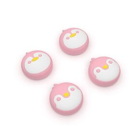PlayVital Joystick Caps for Nintendo Switch, Thumbstick Caps for Switch Lite, Analog Cover for Switch OLED Joycon Thumb Grip Caps for Switch & Switch Lite & Switch OLED - Cutie Kitty