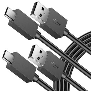 PS5 Controller Charger – 2 Pack 5FT OEM Original 3A Fast Charging Cable USB A to Type C Data Cord Wire Accessories for Playstation 5 DualSense, Xbox Series S X Core, Elite Series 2, Switch Controller