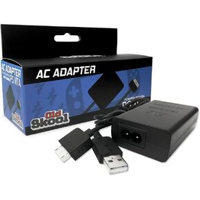 Old Skool AC Adaptor with USB Data Cable Compatible with PS Vita PlayStation Vita