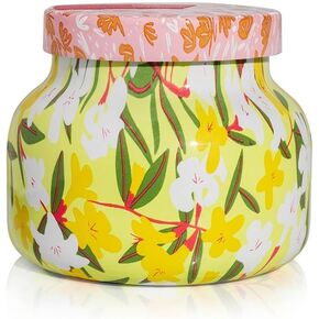 Capri Blue Aloha Orchid Candle - Pattern Play Signature Glass Jar Candle - Luxury Aromatherapy Soy Candle - Fresh Scented Candle - Colored Candles with Pattern Design (19 oz)