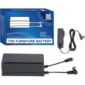 Universal Battery Pack for Reclining Furniture, ZBPOWER 6000mAh Wireless Rechargeable Battery Pack Model BS-10 for Power Recliner, Power Sofa, Sectional, and Lift Chair