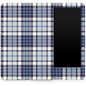 MightySkins Skin Compatible with Amazon Kindle 6-inch 11th Gen (2022) Full Wrap - Blue Plaid | Protective, Durable, and Unique Vinyl Decal wrap Cover | Easy to Apply | Made in The USA