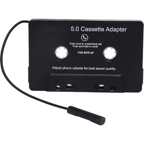 EBTOOLS Bluetooth Cassette Adapter, Universal Bluetooth 5.0 + EDR Tape Converter MP3 Player Audio Converter, Built?in Microphone, for Car