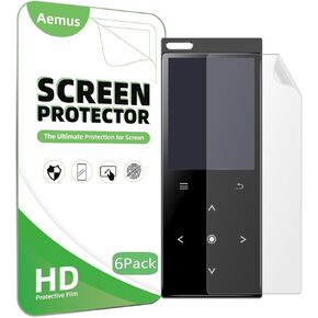 Screen Protector Compatible for DODOSOUL MP3 Player (6 Pack) M800 Music Player HD PET Protector Film