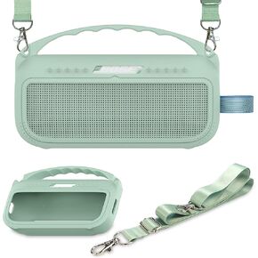 Silicone Cover Case Compatible with Bose SoundLink Flex Portable Bluetooth Speaker 2nd Gen /1st Gen, Soft Skin Sleeve for Bose SoundLink Flex Gen 2/Gen 1 Speaker Cover Accessories (Alpine Sage Case)