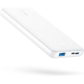Anker Power Bank(PowerCore 10K),Compact Travel-Ready 10,000mAh Battery Pack with PowerIQ Charging Technology,5V/3A High-Speed Charging for iPhone,iPad,and More (USB-C Input and Output（Black），1pack)