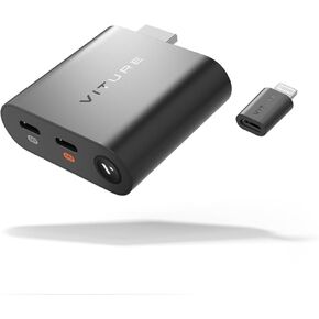 VITURE HDMI XR Adapter for iPhone 14 & Earlier Models, Enabling MultiScreen/Enhanced 3DoF/VR Videos, 2.8 Hours Battery Life, Charge While Playing, Direct Play on PlayStation/Xbx/Gaming Consoles