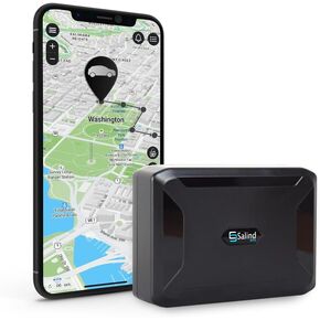 SALIND 11 GPS Tracker for Vehicles, Car, Fleets - 4G LTE Device, Long Battery, Magnetic, US & Worldwide SIM Card Included - iOS/Android Compatible App - Budget-Friendly Subscription Required
