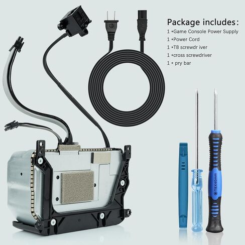 Replacement Internal Power Supply AC Adapter Brick for Xbox Series X (XSX),Model 1920 with Power Cord in Kuwait