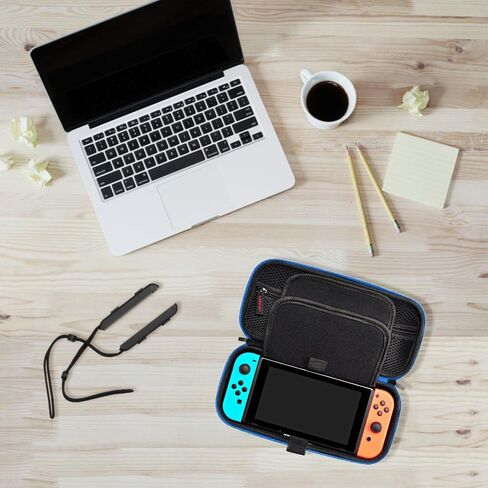 daydayup Switch Carrying Case Compatible with Nintendo Switch/Switch OLED, with 20 Games Cartridges Protective Hard Shell Travel Carrying Case Pouch for Console & Accessories in Saudi Arabia