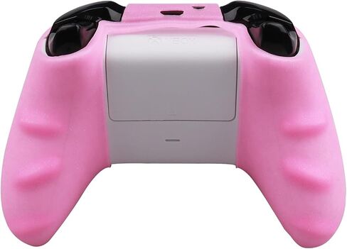 RALAN Glitter Controller Skin for Xbox One, Anti-Slip Silicone Controller Cover Protector Compatible for Xbox 1 Wireless/Wired Gamepad Joystick with 4 Thumb Grips Caps and Black Pro Thumb Grip x 8 in Saudi Arabia