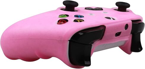 RALAN Glitter Controller Skin for Xbox One, Anti-Slip Silicone Controller Cover Protector Compatible for Xbox 1 Wireless/Wired Gamepad Joystick with 4 Thumb Grips Caps and Black Pro Thumb Grip x 8 in Saudi Arabia