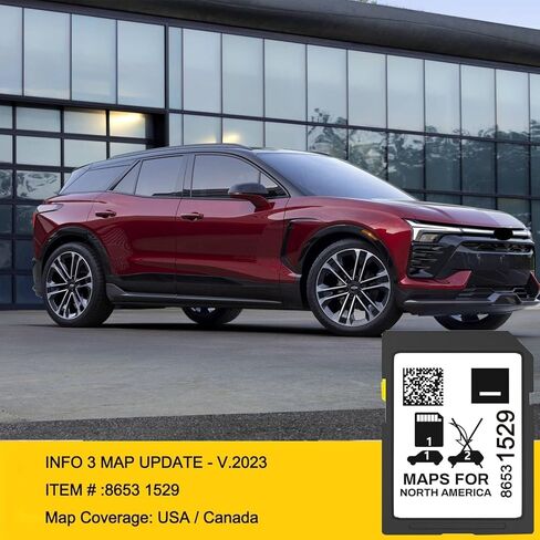 خريطة بطاقة SD للملاحة GM GPS لعام 2024 86531529، أداء احترافي، أحدث بيانات الخرائط المدمجة، تناسب Chevry Cadilla Buick in Kuwait