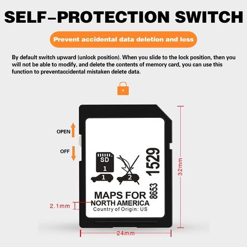 خريطة بطاقة SD للملاحة GM GPS لعام 2024 86531529، أداء احترافي، أحدث بيانات الخرائط المدمجة، تناسب Chevry Cadilla Buick in Kuwait