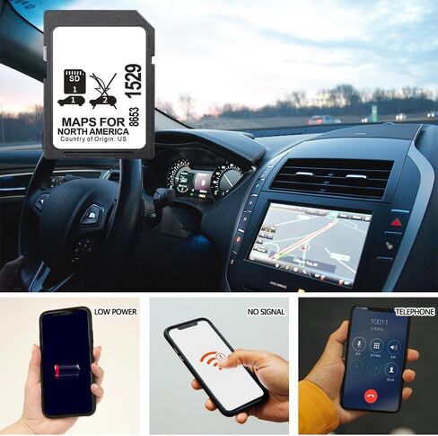 خريطة بطاقة SD للملاحة GM GPS لعام 2024 86531529، أداء احترافي، أحدث بيانات الخرائط المدمجة، تناسب Chevry Cadilla Buick in Kuwait
