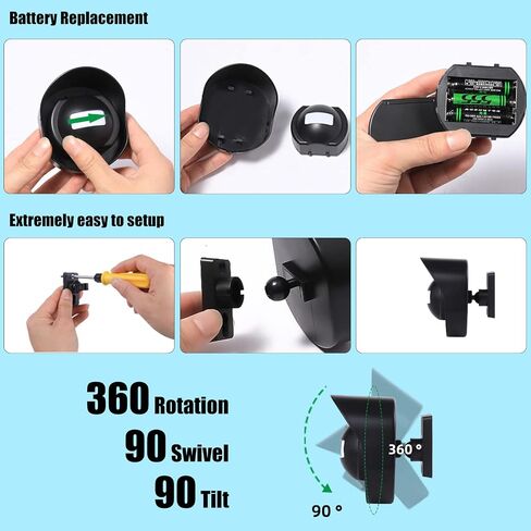 Motion Sensor Alarm,Wireless Driveway Alarm Indoor Home Security Business Detector Alert System -Monitor&Protect Property - 2 Receiver and 3 PIR Sensor-38 Chime Tunes in Saudi Arabia