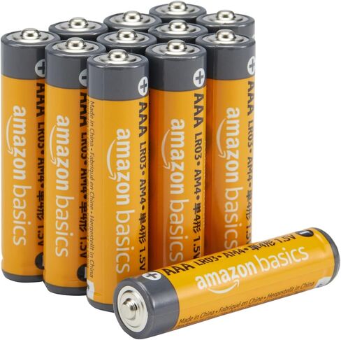 Amazon Basics AAA Long-Lasting Alkaline Batteries, 36-Count, 1.5 Volt, Reliable Performance, 10-Year Shelf Life, Emergency Storage in Kuwait