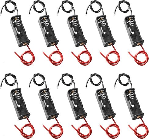 QTEATAK 8 Pack AA Battery Holder Bundle with Wire 1 AA Battery Holder 1.5V, 2 Pcs, 2 AA Battery Holder 3V, 2 Pcs, 3 AA Battery Holder 4.5V, 2 Pcs, 4 AA Battery Holder 6V, 2 Pcs in Kuwait