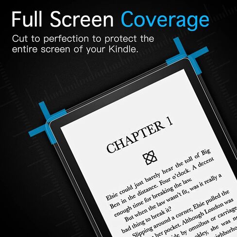 MoKo 2-Pack Screen Protector for 6.8" Kindle Paperwhite (11th Generation-2023/2021) and Kindle Paperwhite Signature Edition, Anti-Glare Premium PET Protective Film Full-Coverage Matte Screen Protector in Saudi Arabia
