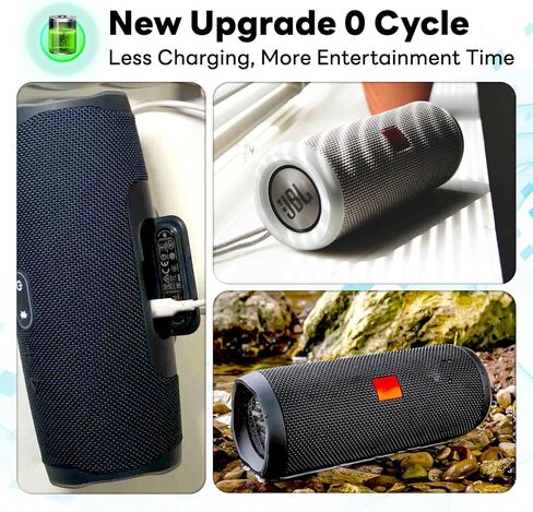 بطارية بديلة 12000 مللي أمبير في الساعة لـ JBL Charge 4، Charge 4BLK، Charge 4J، CHARGE4BLUAM، تناسب الجزء رقم 1INR19/66-3،ID998، SUN-INTE-118، IY1068، بطارية عالية السعة مع أداة إصلاح (ليست للشحن 4Q) in Kuwait