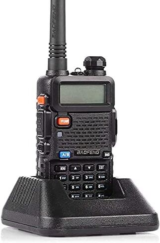 Baofeng UV-5R Two Way Radio Dual Band 144-148/420-450Mhz Walkie Talkie 1800mAh Li-ion Battery(Black) in Saudi Arabia