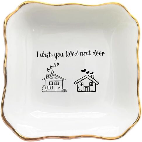 Ring Dish | Ring Trinket | Ring Holder with a meaningful message for Best Friend, Bestie, Unbiological Sister, Soul Sister, Colleague in Birthday, Wedding, Christmas, Graduation Day in Kuwait