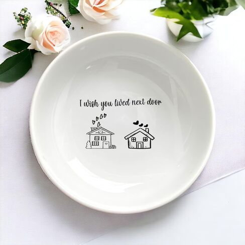 Ring Dish | Ring Trinket | Ring Holder with a meaningful message for Best Friend, Bestie, Unbiological Sister, Soul Sister, Colleague in Birthday, Wedding, Christmas, Graduation Day in Kuwait