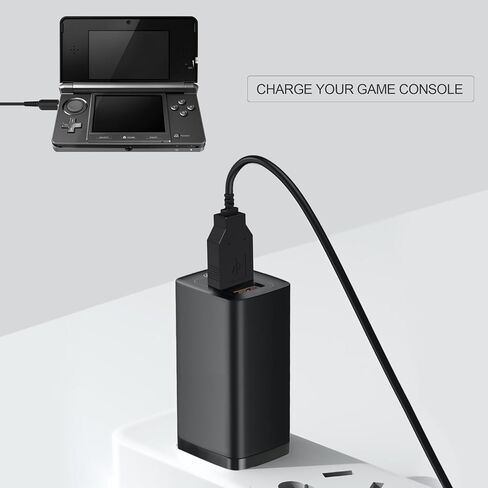 3DS USB Charger Cable Power Cord for New 3DS/New 3DS XL/3DS XL/3DS/New 2DS XL/New 2DS/2DS XL/2DS/ DSi/DSi XL (3.9ft/120cm) (1) in Saudi Arabia