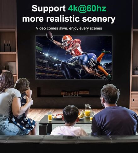 HDMI Switch 4k@60hz Splitter, GANA Aluminum Bidirectional HDMI Switcher 2 in 1 Out, Manual HDMI Hub Supports HD Compatible with Xbox PS5/4/3 Blu-Ray Player Fire Stick Roku in Saudi Arabia