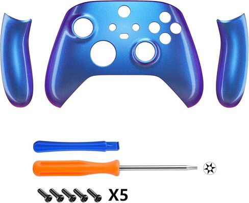 غلاف مقابض القضبان الجانبية المتطرفة لوحدة التحكم اللاسلكية Xbox Core، جزء بديل للحبوب الخشبية، غطاء أمامي لمقابض الغطاء لوحدة تحكم Xbox Series X & S [باستثناء وحدة التحكم] in Saudi Arabia