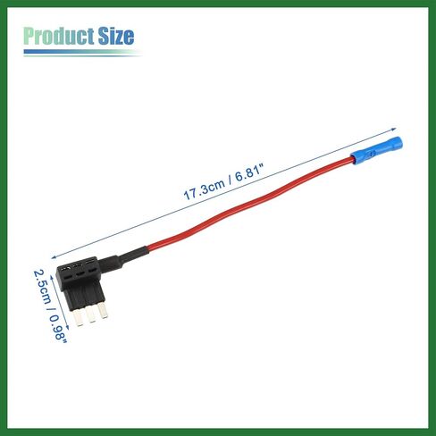 Motoforti 1 مجموعة عالمية 2 قطعة صمامات السيارة الحنفية إضافة محول دائرة 12 فولت مع 2 قطعة 5A Micro3 ATL نوع الشفرة فيوز طويل الأمد in Saudi Arabia