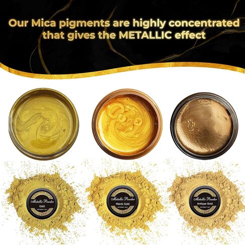 Bio Kintsugi Repair Kit - 50ml Food Safe Epoxy Resin - Dishwasher Proof - 60g Metallic Gold Mica Powder w 2 Practice Cup 15-Page Guide of The Most Complete and Durable Modern Kintsugi kit in Kuwait