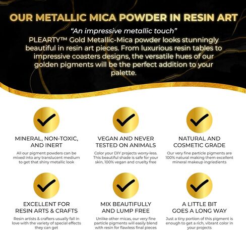Bio Kintsugi Repair Kit - 50ml Food Safe Epoxy Resin - Dishwasher Proof - 60g Metallic Gold Mica Powder w 2 Practice Cup 15-Page Guide of The Most Complete and Durable Modern Kintsugi kit in Kuwait