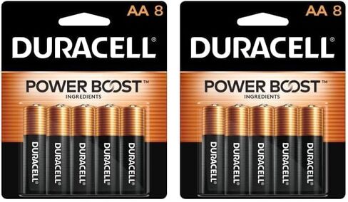 Duracell Coppertop AA Batteries with Power Boost Ingredients, 24 Count Pack Double A Battery with Long-lasting Power, Alkaline AA Battery for Household and Office Devices in Kuwait