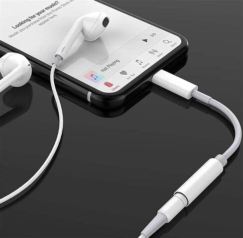 Lightning to 3.5 mm Headphone Jack Adapter, [Apple MFi Certified] 3 Pack iPhone 3.5mm Headphones/Earphones Aux Audio Dongle Adapter Compatible for 14 13 12 11 XS XR X 8 7, Support All iOS in Saudi Arabia