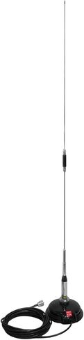 Authentic Genuine Nagoya UT-72 Super Loading Coil 20-Inch Magnetic Mount (Heavy Duty) VHF/UHF (144/430Mhz) Antenna PL-259, Includes Additional SMA Adaptor for BTECH and BaoFeng Handheld Radios in Saudi Arabia