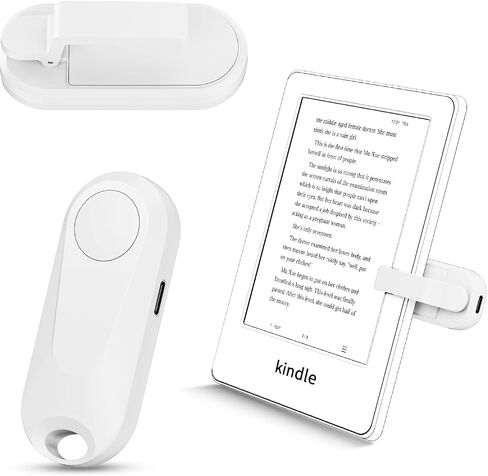 RF Remote Control Page Turner for Kindle Paperwhite Oasis eReaders Kobo,Camera Video Recording Remote Triggers, Page Turner for ipad Tablets Reading Novels Comics (Pink) in Saudi Arabia