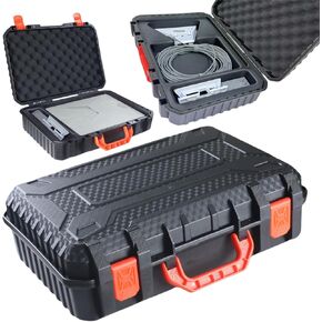 for Starlink Mini Case Waterproof Hard Case for Starlink mini Dish Kit - Travel Case Precision Integrated Foam for Starlink Mini, Adapter, Power Supply, Cables for RV Travel & Outdoor Use