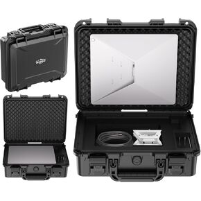 Comprehensive Storage Box for Starlink Mini Accessories – Durable PP Shell, EVA Interior, Waterproof, with Handle for Portability, Lockable for Extra Security, Perfect for Travel and Safe Storage