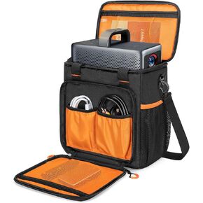Travel Carrying Case Compatible with Nebula Mars 3/Cosmos Laser 4K/SE, Projector Storage Case Bag with Accessories Pockets(Patent Design)