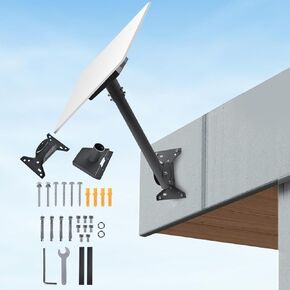 Gen 3 Mount for Starlink, Adjustable Mounting Kit Compatible with V3 Starlink Standard Dish, Wall Mount/Roof Mount for Starlink Internet Kit Satellite