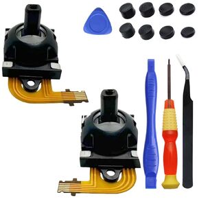 GaneTronic Joystick Replacement for Playstation Portal, Analog Thumb Stick Repair Accessories Kits Replacement Part with Thumbsticks Repair Screwdriver Kit for PS5 Portal-Right and Left