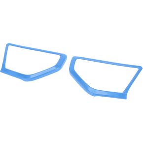 1 Pair a Pillar Speaker Cover Trim for Jeep Wrangler JL JLU 18-24 Window a Pillar Front Speaker Cover Stereo Audio Frame Trims ABS Light Blue