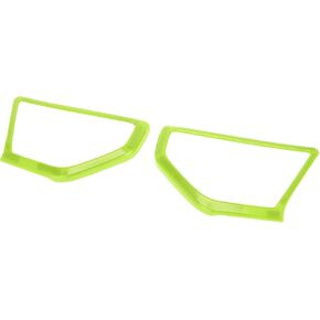1 Pair a Pillar Speaker Cover Trim for Jeep Wrangler JL JLU 18-24 Window a Pillar Front Speaker Cover Stereo Audio Frame Trims ABS Green
