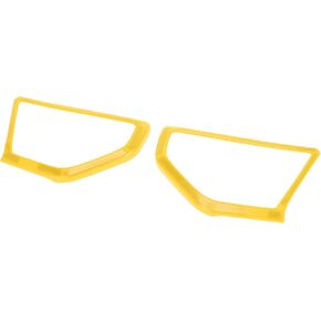 1 Pair a Pillar Speaker Cover Trim for Jeep Wrangler JL JLU 18-24 Window a Pillar Front Speaker Cover Stereo Audio Frame Trims ABS Yellow