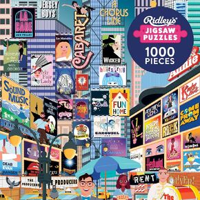 Ridley's 50 Must-Read Books Bucket List 1000-Piece Puzzle