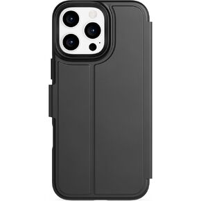 Tech21 EvoLite Wallet for iPhone 16 Pro Max 3 Card Slot Wallet - Impact Protection Case - in Black